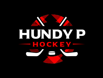 Hundy P Hockey logo design by BeDesign