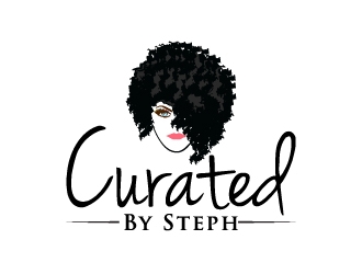 CuratedBySteph logo design by Moon