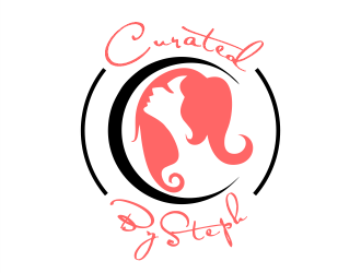 CuratedBySteph logo design by Gwerth