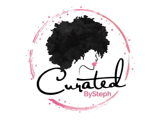 CuratedBySteph logo design by jaize