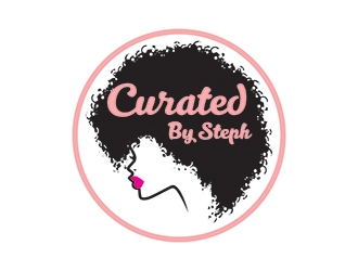 CuratedBySteph logo design by gitzart