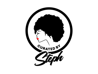 CuratedBySteph logo design by ekitessar