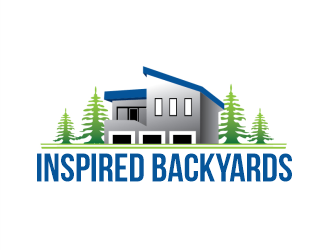 Inspired Backyards logo design by Gwerth