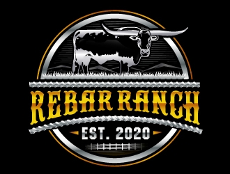 Rebar Ranch logo design by Suvendu