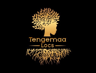Tengemaa Locs  logo design by aryamaity