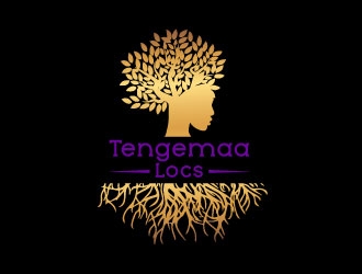 Tengemaa Locs  logo design by aryamaity
