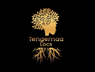 Tengemaa Locs  logo design by aryamaity