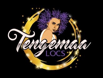 Tengemaa Locs  logo design by AamirKhan