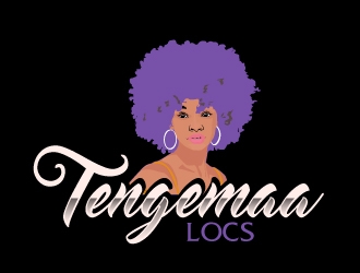 Tengemaa Locs  logo design by AamirKhan