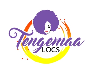 Tengemaa Locs  logo design by AamirKhan