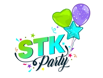 STK Party logo design by DreamLogoDesign