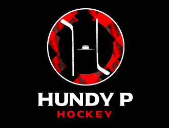 Hundy P Hockey logo design by BeDesign