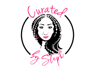 CuratedBySteph logo design by Gwerth