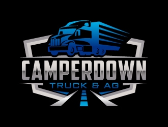 Camperdown Truck & AG logo design by akilis13