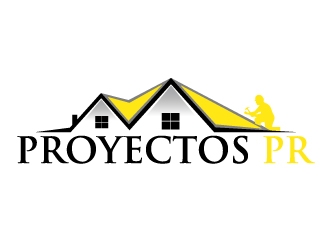 Proyectos PR logo design by AamirKhan