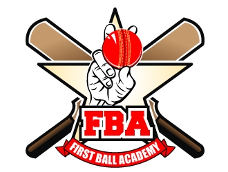 First Ball Academy  logo design by Suvendu