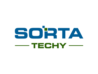 Sorta Techy logo design by Girly