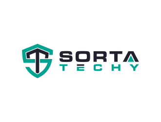 Sorta Techy logo design by goblin