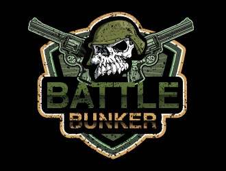 Battle Bunker logo design by aryamaity