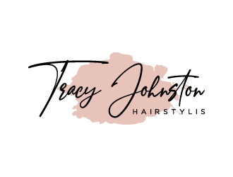 Tracy Johnston Hairstylist logo design by BrainStorming