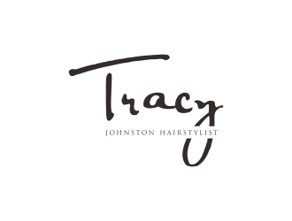 Tracy Johnston Hairstylist logo design by yeve