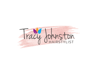 Tracy Johnston Hairstylist logo design by Jhonb