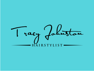Tracy Johnston Hairstylist logo design by asyqh