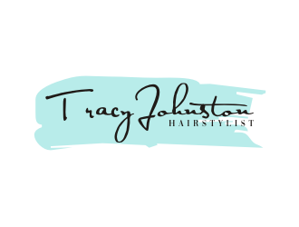 Tracy Johnston Hairstylist logo design by wa_2