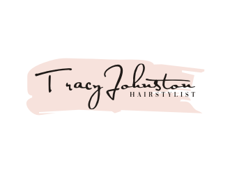 Tracy Johnston Hairstylist logo design by wa_2