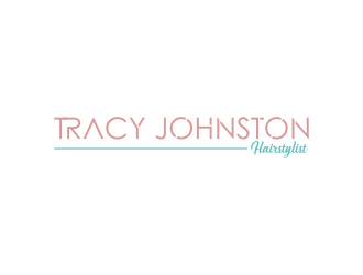 Tracy Johnston Hairstylist logo design by Shina