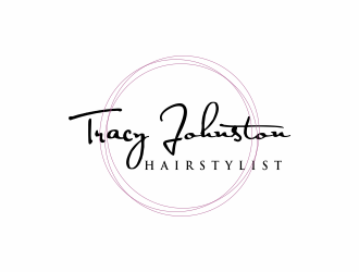 Tracy Johnston Hairstylist logo design by hopee
