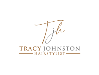 Tracy Johnston Hairstylist logo design by bricton