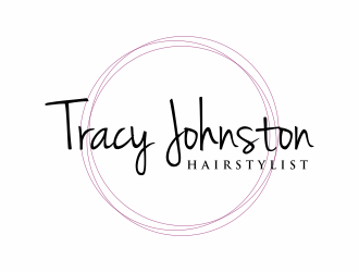 Tracy Johnston Hairstylist logo design by hopee