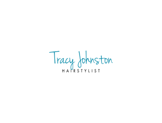Tracy Johnston Hairstylist logo design by oke2angconcept