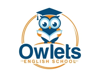 Owlets English School logo design by ruki