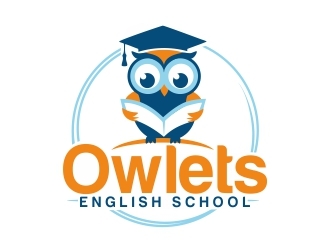 Owlets English School logo design by ruki