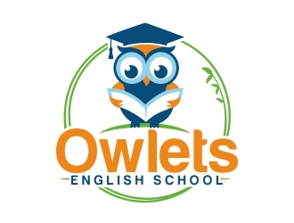 Owlets English School logo design by ruki