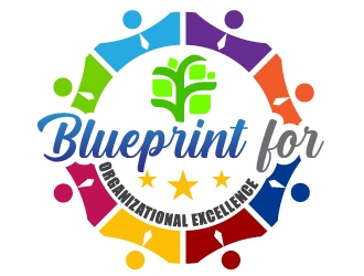 Blueprint for Organizational Excellence logo design by Suvendu