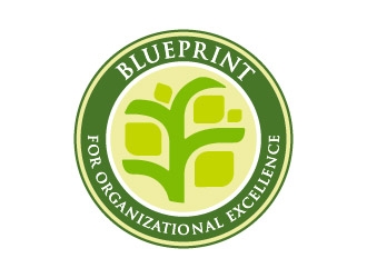 Blueprint for Organizational Excellence logo design by japon