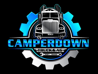Camperdown Truck & AG logo design by LucidSketch
