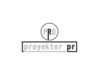 Proyectos PR logo design by putriiwe