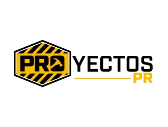 Proyectos PR logo design by jaize