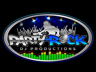 Party-Rock DJ Productions logo design by jaize