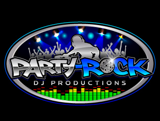 Party-Rock DJ Productions logo design by jaize