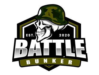 Battle Bunker logo design by DreamLogoDesign