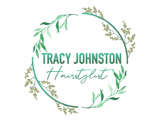 Tracy Johnston Hairstylist logo design by Ultimatum