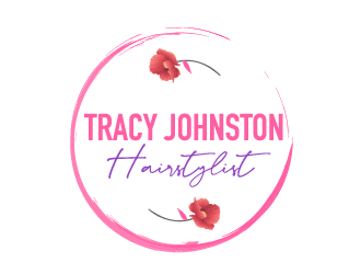 Tracy Johnston Hairstylist logo design by Ultimatum