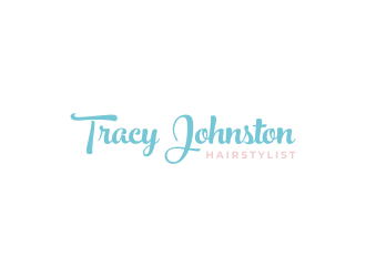 Tracy Johnston Hairstylist logo design by N3V4
