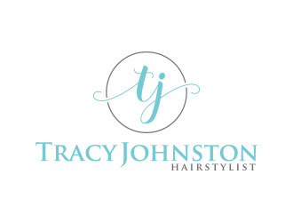 Tracy Johnston Hairstylist logo design by lexipej
