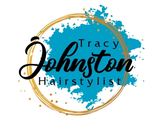 Tracy Johnston Hairstylist logo design by AamirKhan